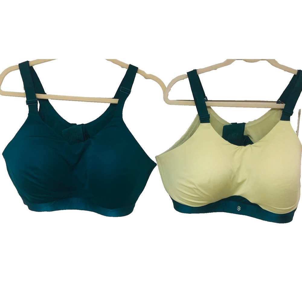 Thirdlove Womens Lot of 2 Sports Bra 42E DD Kinetic Microfiber Padded Activewear